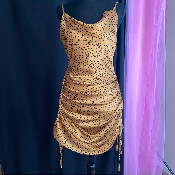 Nyla Cheetah Inspired adjustable Dress - Picture 7 of 13